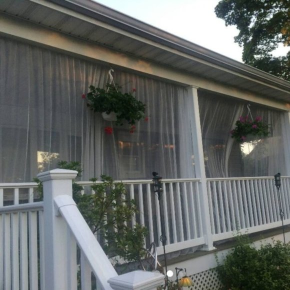 6 Panel White Netting mosquito Curtain ikea - Picture 2 of 5